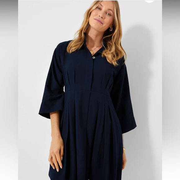 Tuckernuck Pomander Place Darien Dress, Navy - Picture 5 of 10